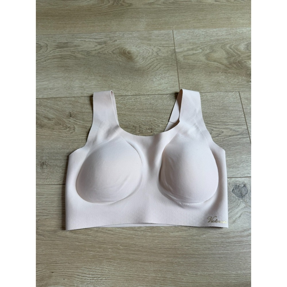 EUC Victoria's Secret Seamless Wireless Lounge Bralette Bra Nude Size  XS-M